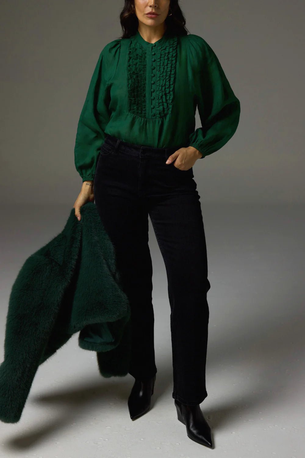 Zoe Kratzmann - Passage Top - Emerald blouse Zoe Kratzmann
