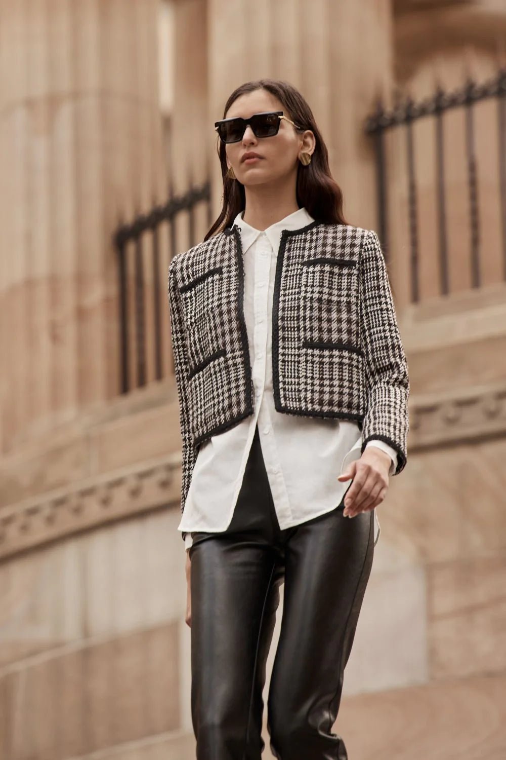 Zoe Kratzmann Patron Jacket - Boucle Check Jacket Zoe Kratzmann