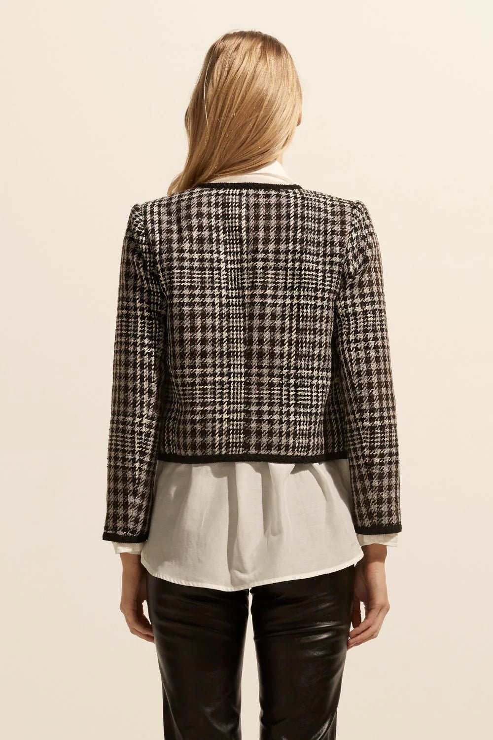 Zoe Kratzmann Patron Jacket - Boucle Check Jacket Zoe Kratzmann