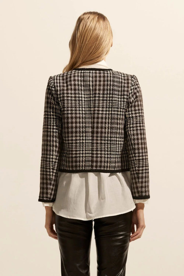 Zoe Kratzmann Patron Jacket - Boucle Check Jacket Zoe Kratzmann