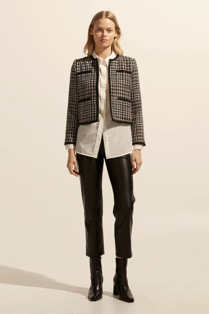 Zoe Kratzmann Patron Jacket - Boucle Check Jacket Zoe Kratzmann