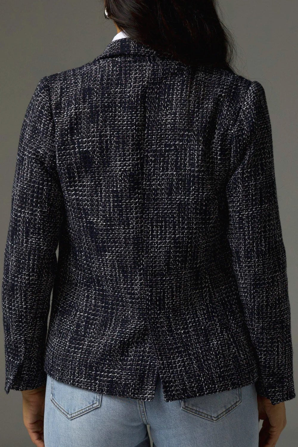 Zoe Kratzmann Poise Jacket - Black / White Boucle Jacket Zoe Kratzmann