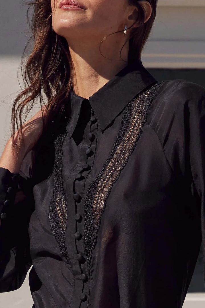 Zoe Kratzmann - Purvey Top - Black blouse Zoe Kratzmann