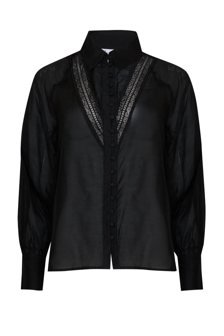 Zoe Kratzmann - Purvey Top - Black blouse Zoe Kratzmann