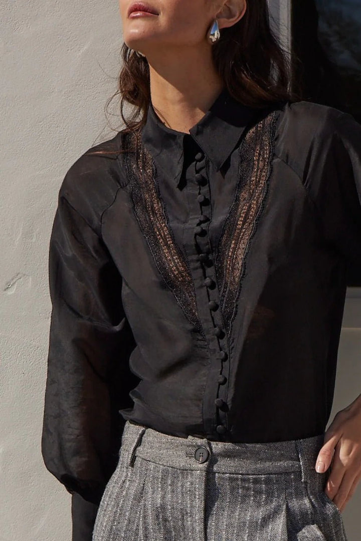 Zoe Kratzmann - Purvey Top - Black blouse Zoe Kratzmann