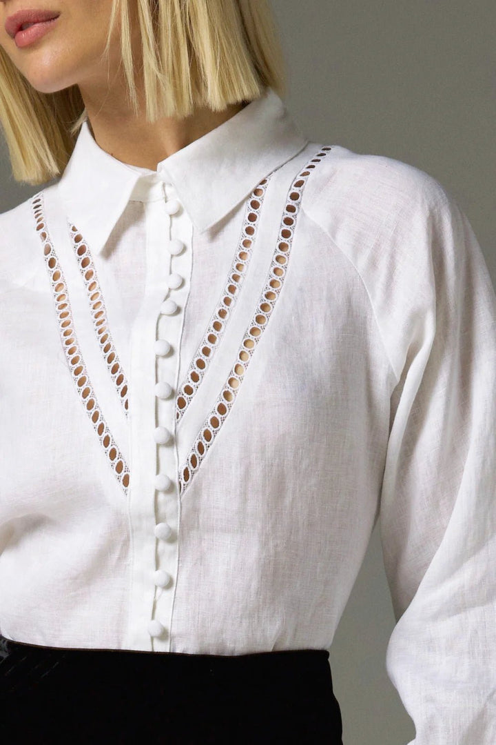Zoe Kratzmann - Purvey Top - Porcelain blouse Zoe Kratzmann