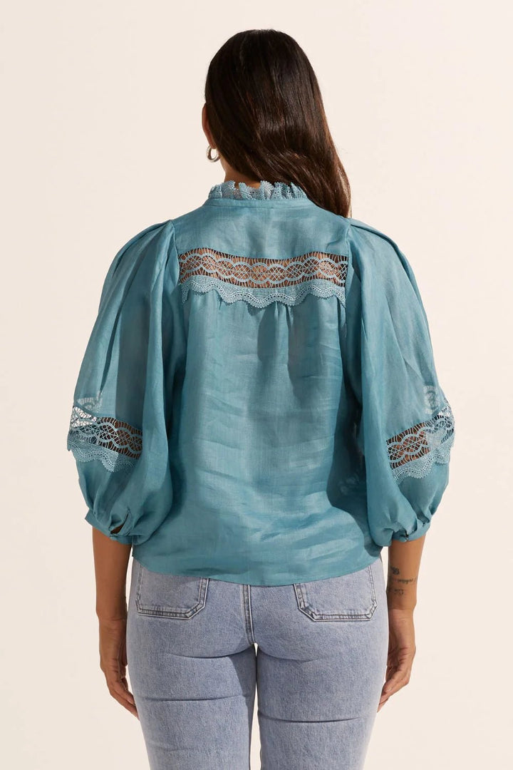Zoe Kratzmann Quell Top - Seablue blouse Zoe Kratzmann
