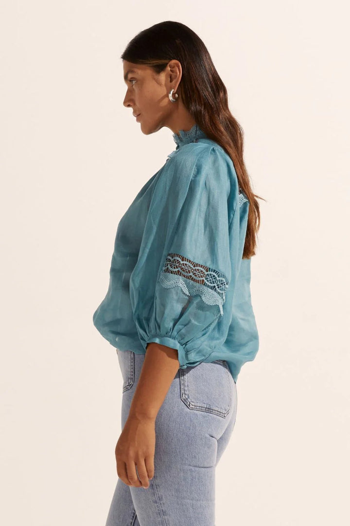 Zoe Kratzmann Quell Top - Seablue blouse Zoe Kratzmann