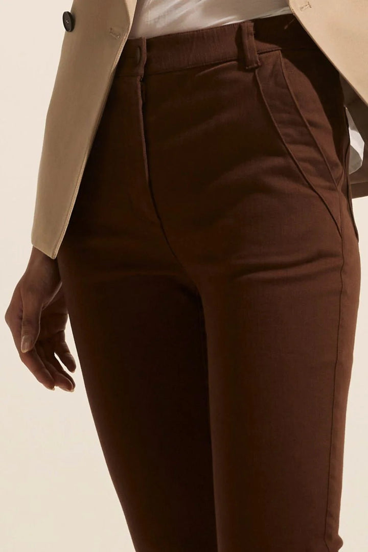 Zoe Kratzmann Source Pant - Chocolate Pants Zoe Kratzmann
