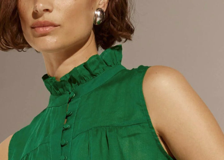 Zoe Kratzmann - Tempo Top Palm Green blouse Zoe Kratzmann