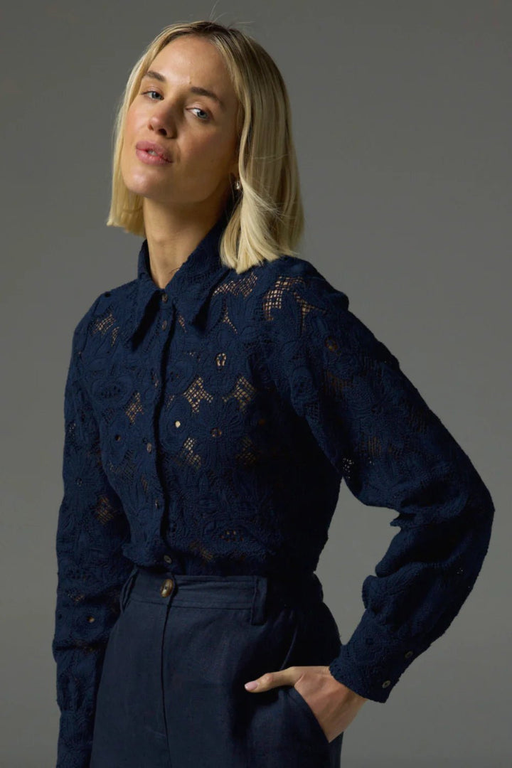 Zoe Kratzmann Winsome Top - Midnight blouse Zoe Kratzmann