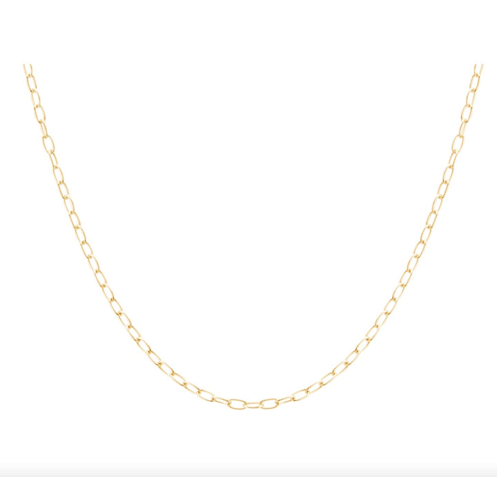 Murkani Curb Link Choker in 18 KT  Yellow Gold Plate on Sterling Silver Necklaces Murkani Jewellery   