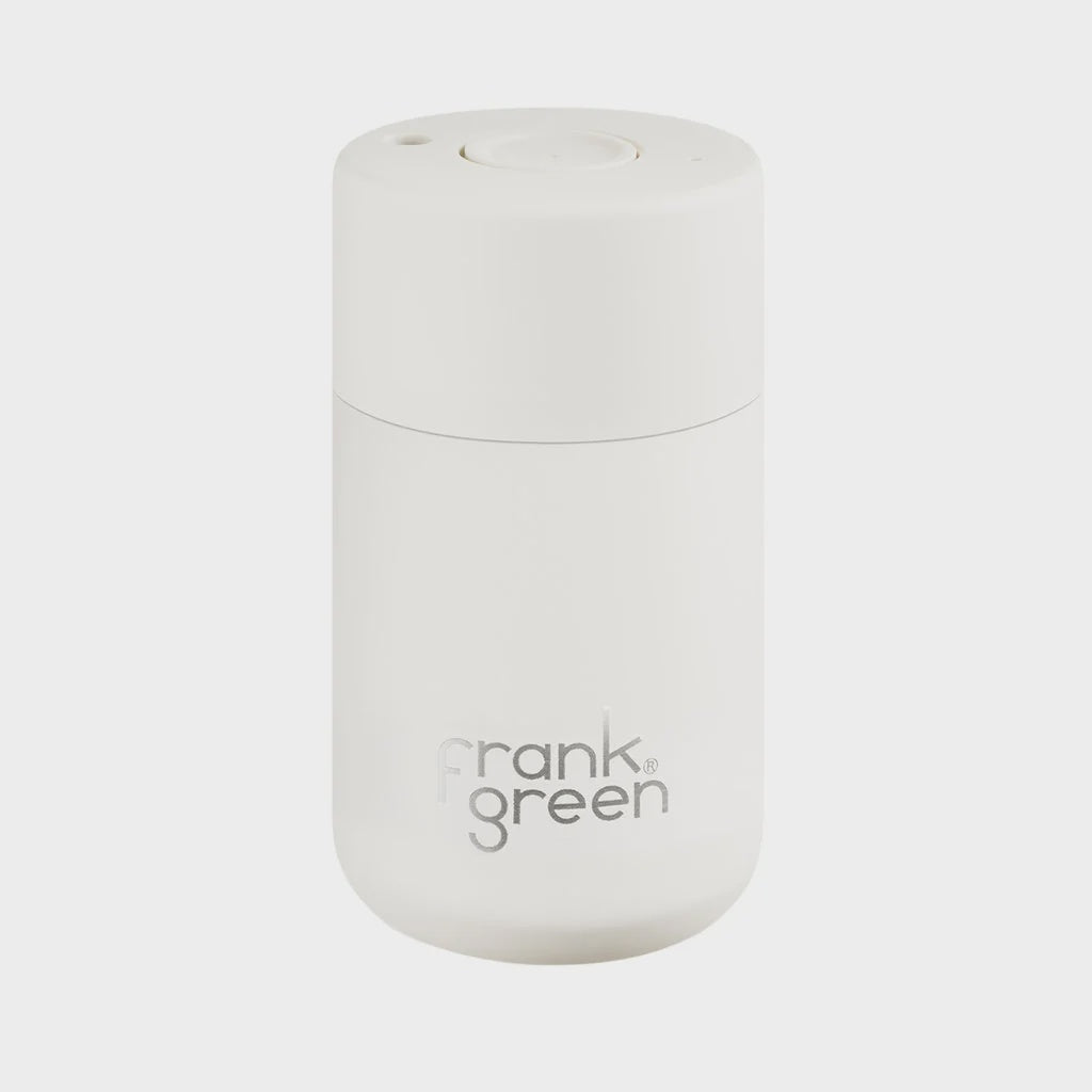Frank Green 12oz / 340ml  Reusable Cup push button - Cloud Drink Bottles Frank Green   