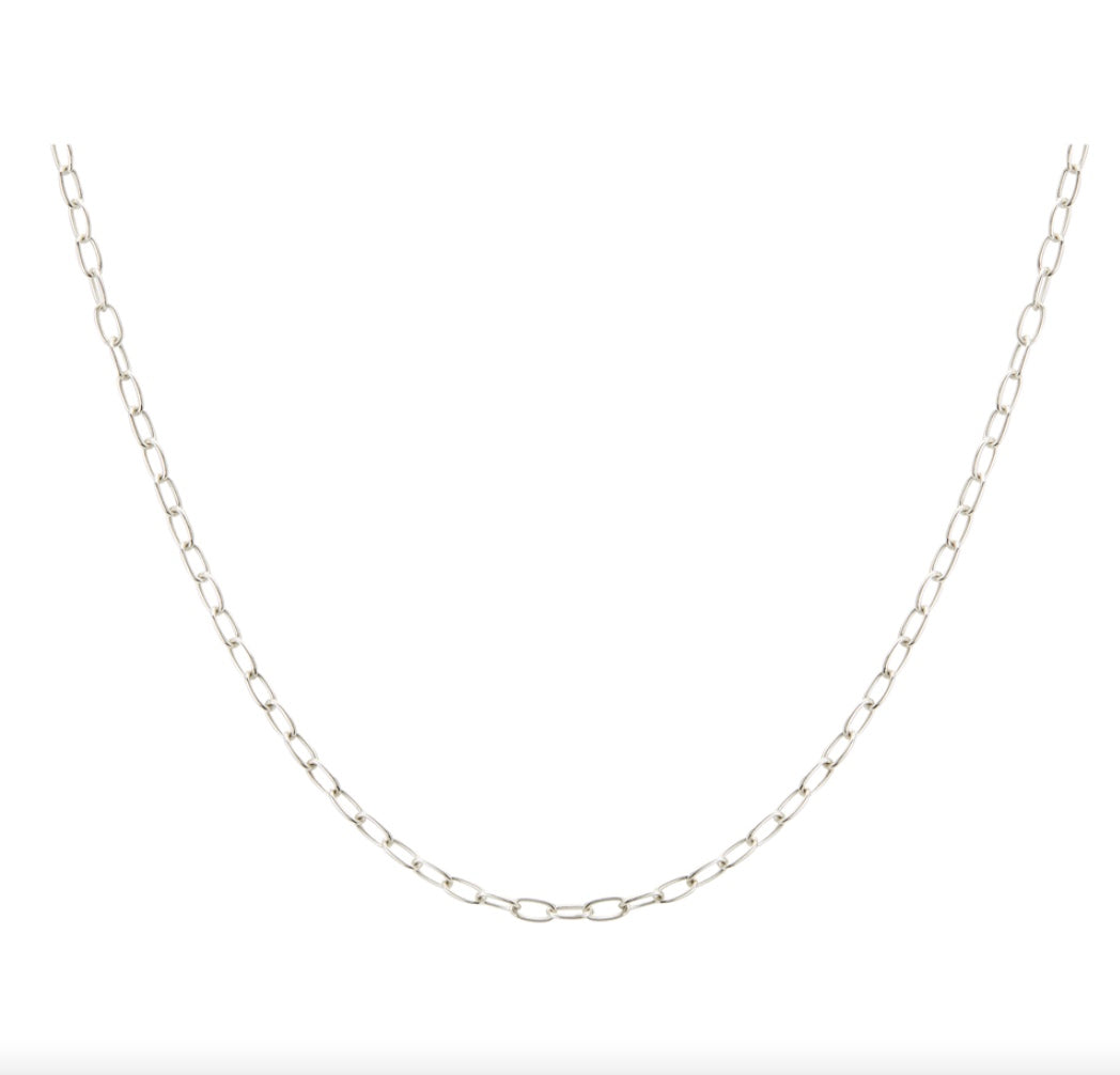 Murkani Curb Link Choker in Sterling Silver Necklaces Murkani Jewellery   