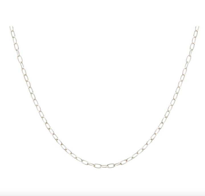 Murkani Curb Link Choker in Sterling Silver Necklaces Murkani Jewellery   