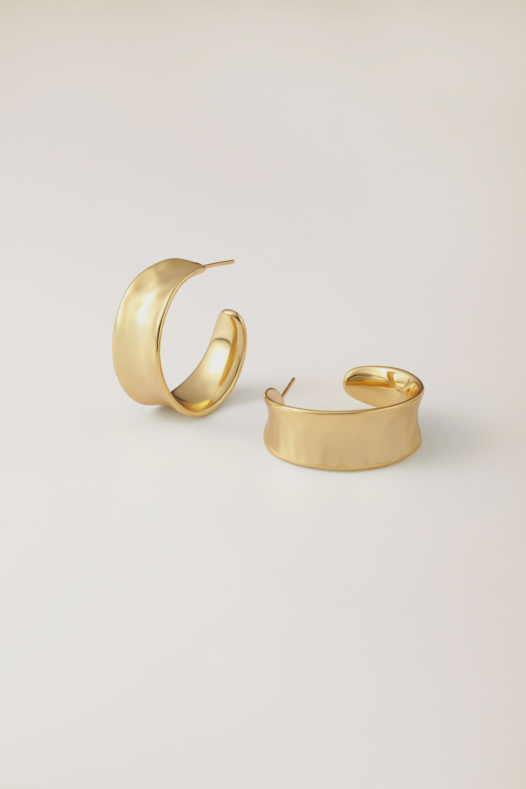 Bianca mini hoop Earings gold General Zafino Jewellery   