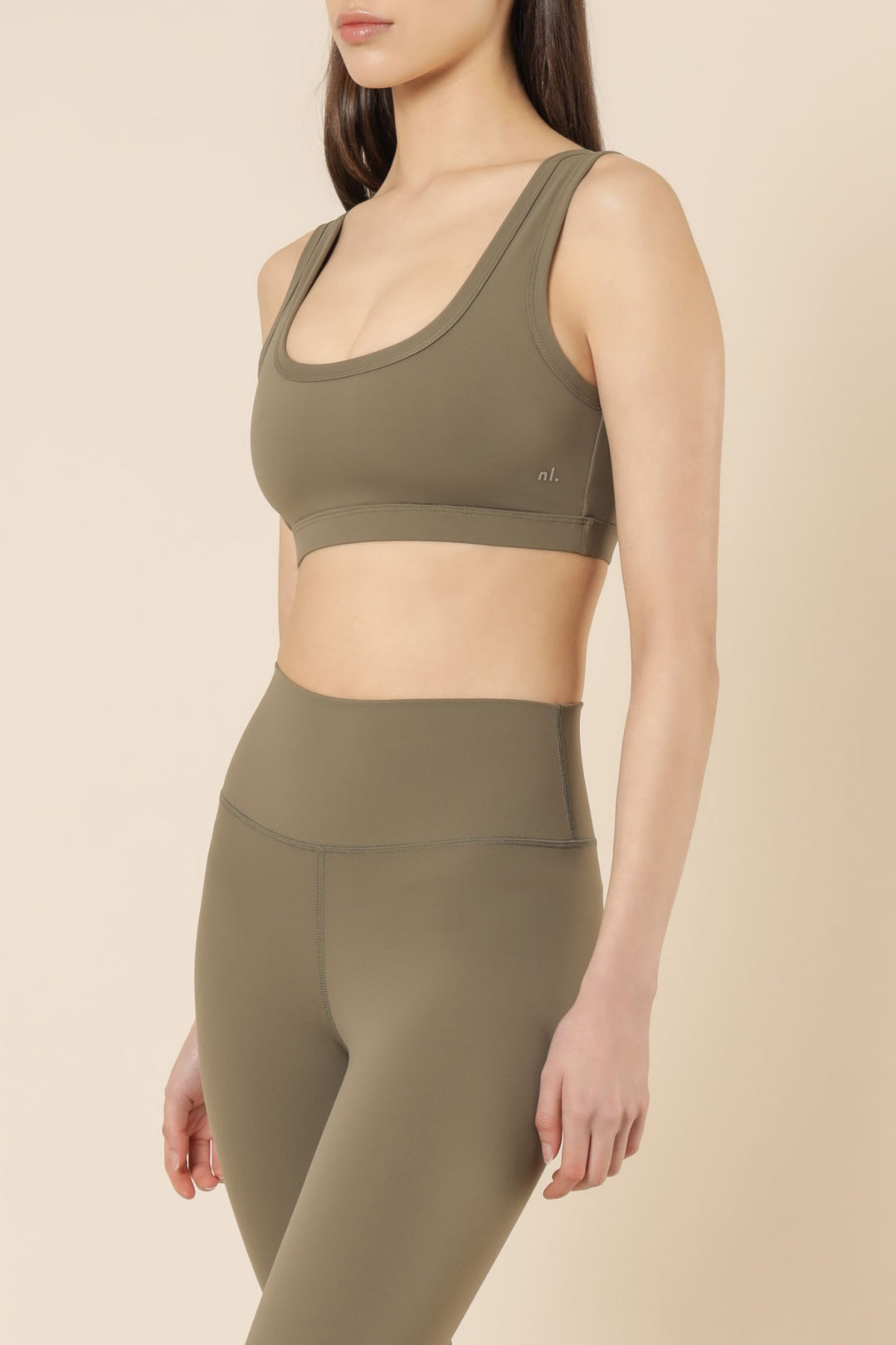 Nude Lucy Active Top - OLIVE activewear nude lucy   