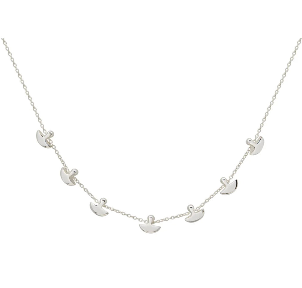 Murkani Moonscape Choker - Sterling Silver Necklaces Murkani Jewellery   