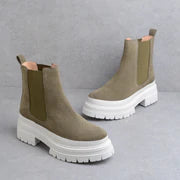 Suede taupe boots General KMB footwear   