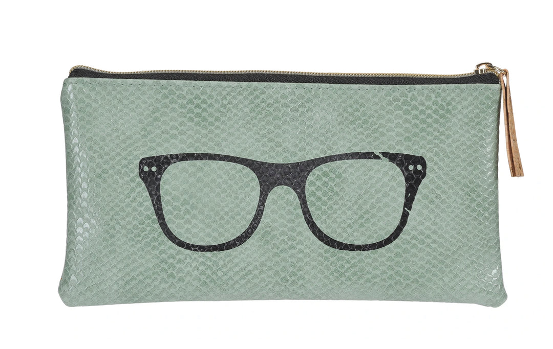 Sunglasses Case - Snakeskin Pouch Sunglasses and Glasses Sticks and Sparrow   