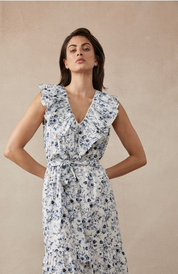 Maggie the Label Patty Dress - Blue floral dress Maggie the Label   