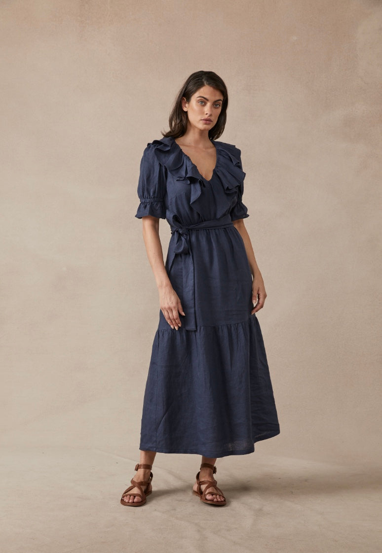Maggie the Label India Dress - Navy dress Maggie the Label   