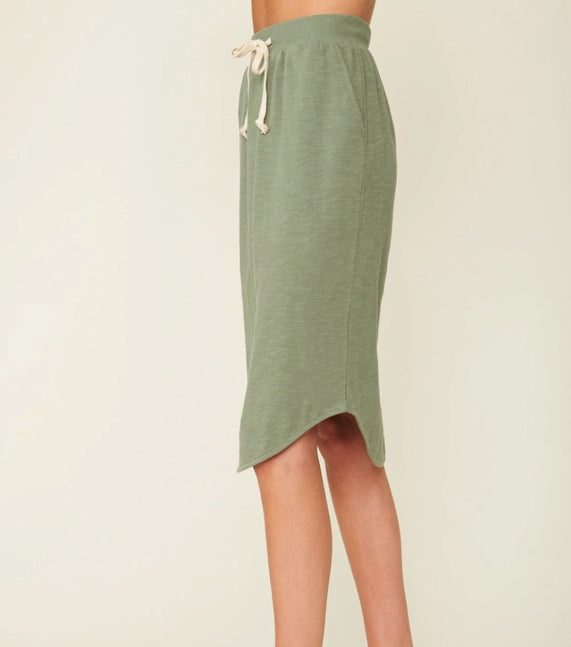 Pebble Beach Skirt - Khaki Dresses Lu Lu   