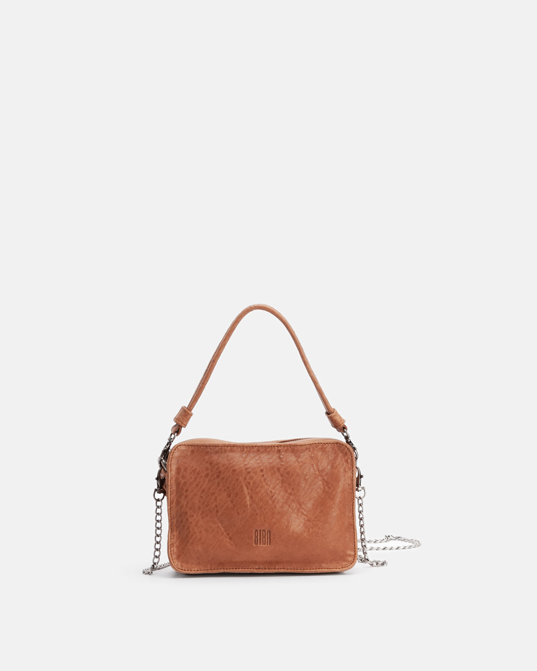 Biba  Logan Leather Bag - Cuero Small Handbags Biba   