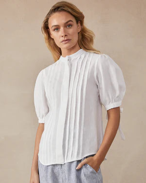 Maggie the Label Laura Top - White Shirt Maggie the Label   