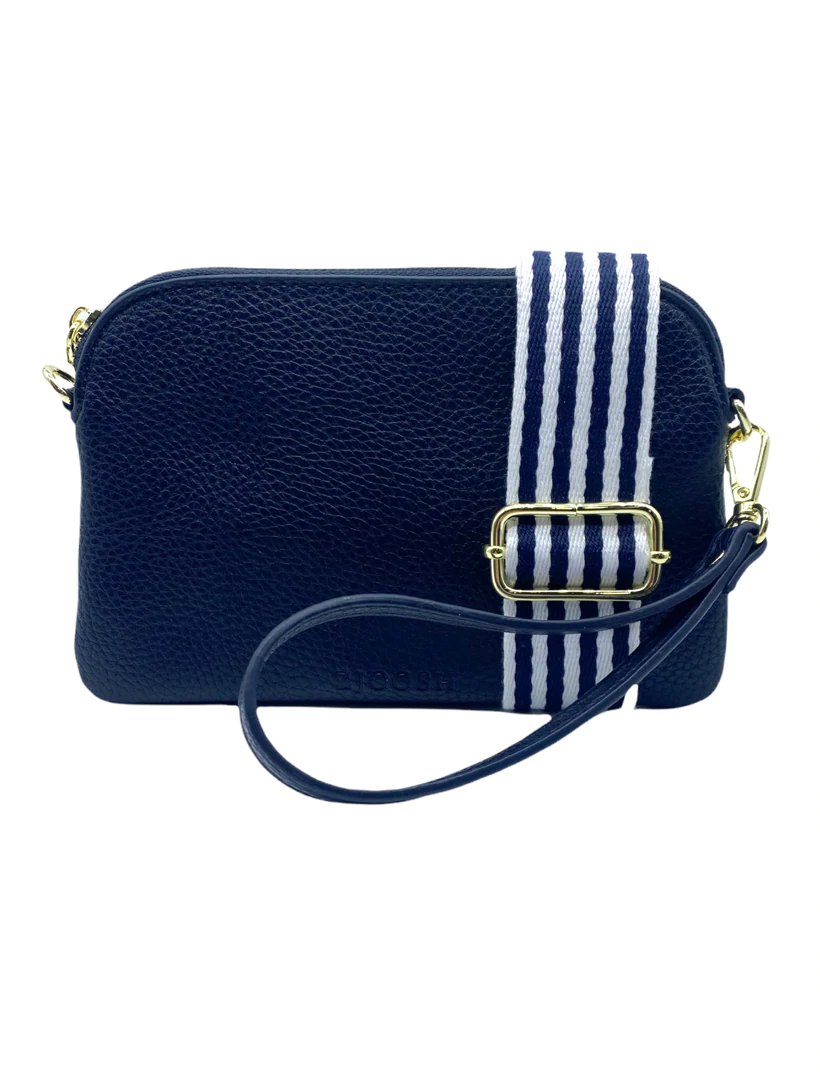 Missy Hugo Cross Body bag - Navy Handbags zjoosh   
