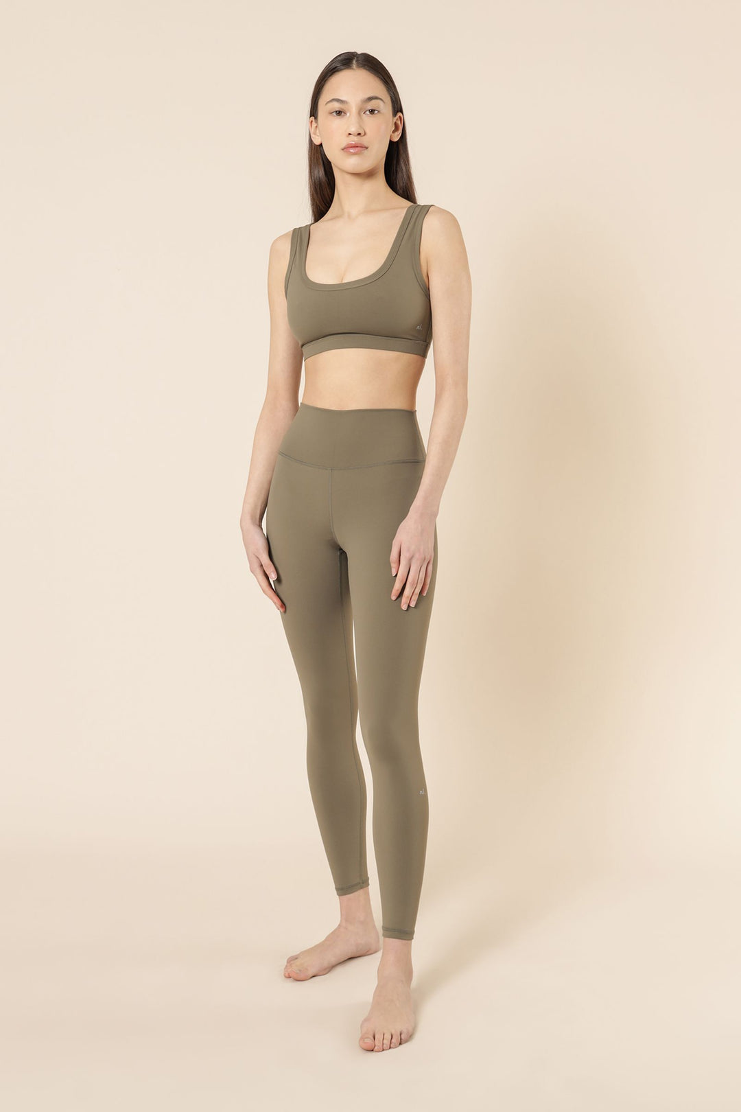 Nude Lucy Active 7/8 Tights Olive activewear nude lucy   