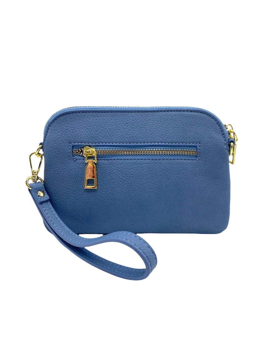 Missy Hugo Cross Body bag - Dusty Blue Handbags zjoosh   