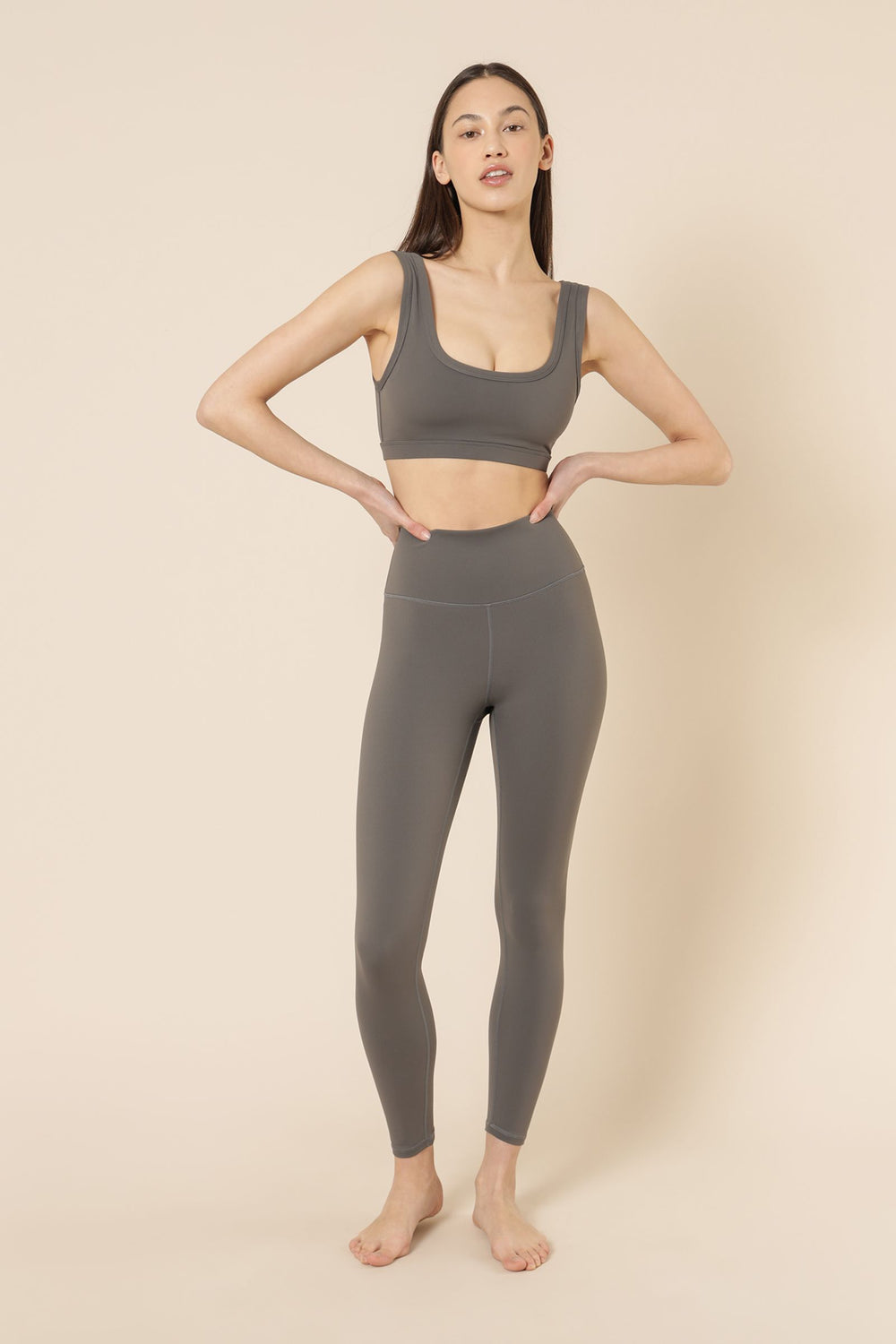 Nude Lucy Active 7/8 tights - Smoke activewear nude lucy   