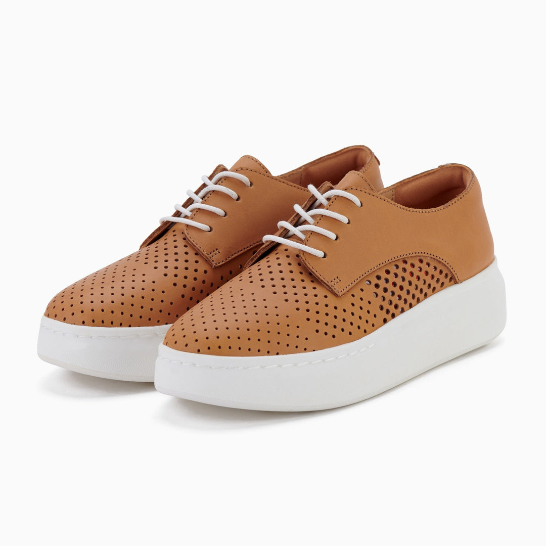 Rollie Derby City Punch Soft Tan Shoes Rollie   