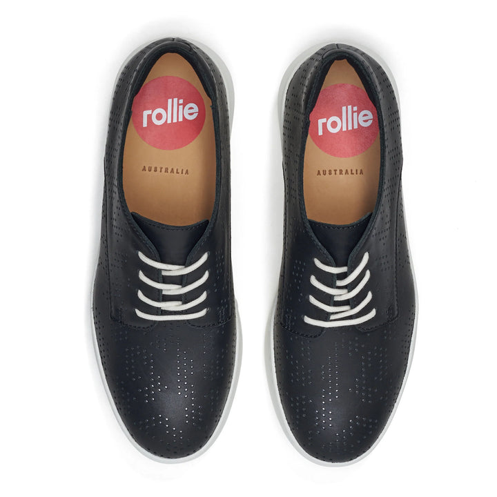 Rollie Derby City Maze Black / Silver Shoes Rollie   