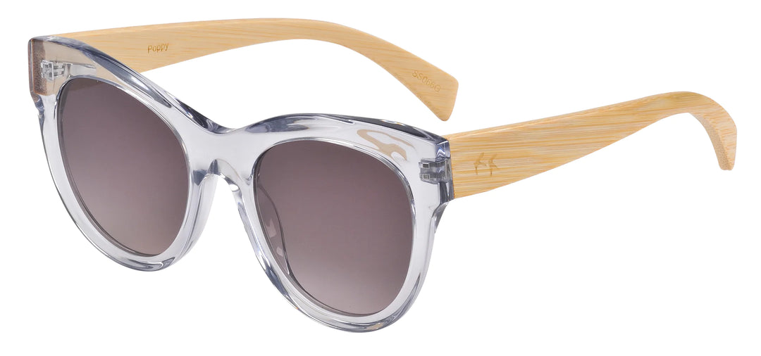 Sticks and Sparrow - POPPY Chrystal Light Grey Sunglasses and Glasses Sticks and Sparrow   