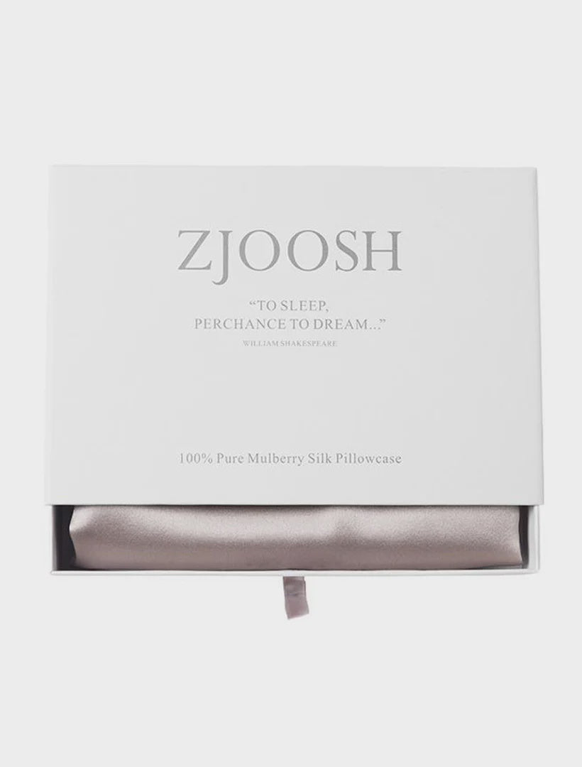 Silk Pillow Case - white Handbags zjoosh   