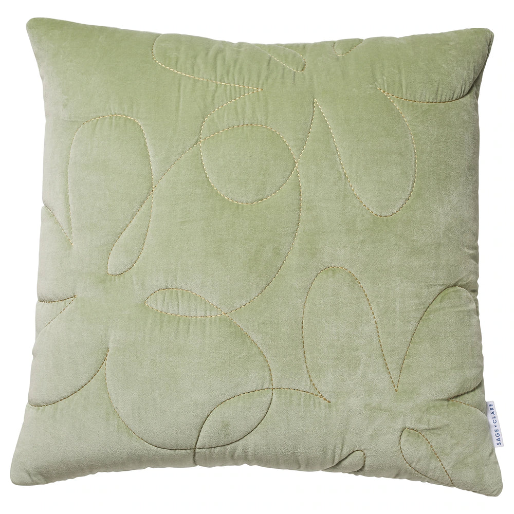 Ursula velvet sham - Sage Pillows Sage & Clare   