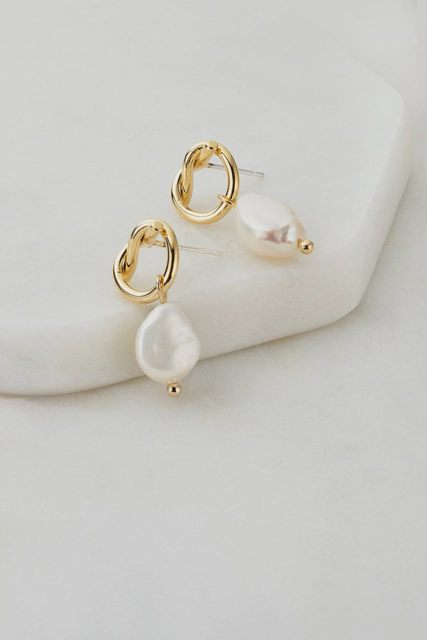 Alice Earing - gold Earrings Zafino Jewellery   