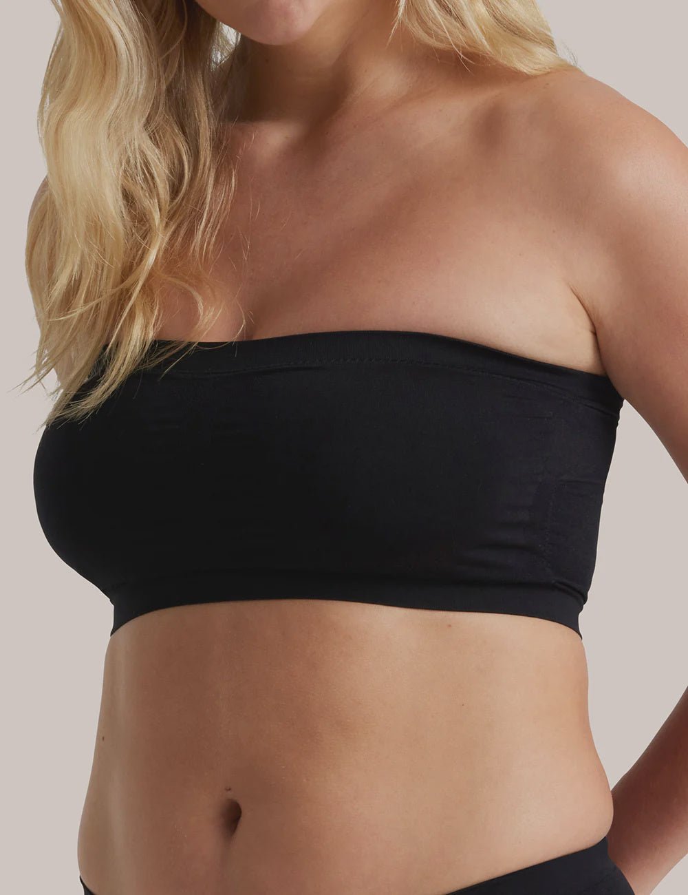 Ambra Bare Essentials Bandeau - Black Undergarments Ambra