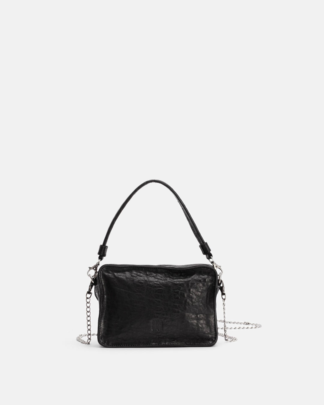 Biba Logan Leather Bag- BLACK Small Handbags Biba
