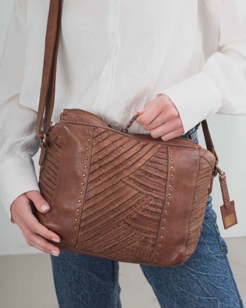 Biba Mcbee Leather Handbag BEE3L Cuero Handbags Biba