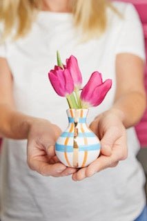 Blue Tiny Tarty Vase General Carla Dinnage