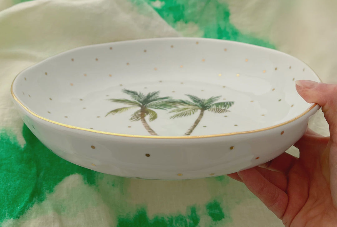 Carla Dinnage Tropical Palm Salad bowl - 26cm home Carla Dinnage