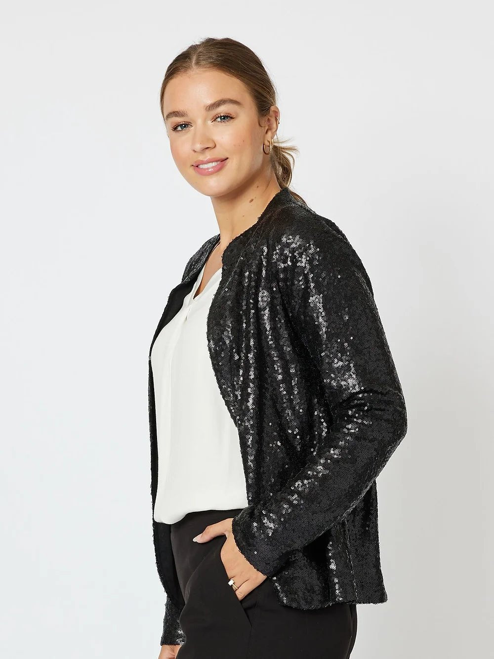 Darcy Sequin Jacket Jacket Hammock & vine