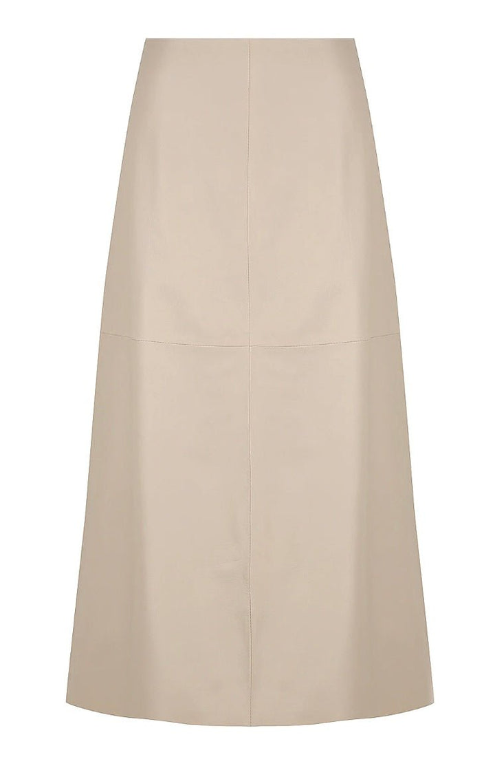 Ena Leather Skirt - Stone Skirts Bande Studio