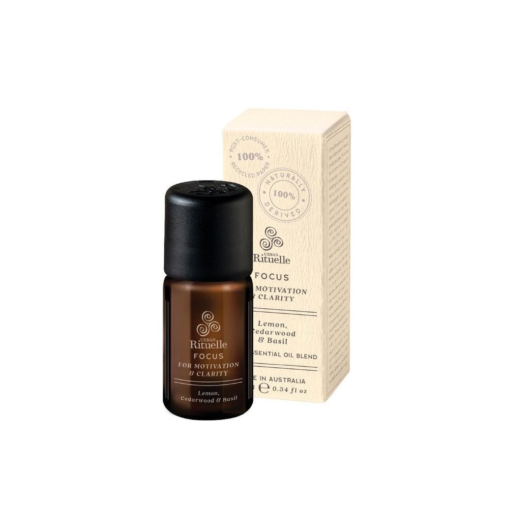 Focus Essential Oil Blend - Lemon, Cedarwood & Basil essential oil Urban Rituelle
