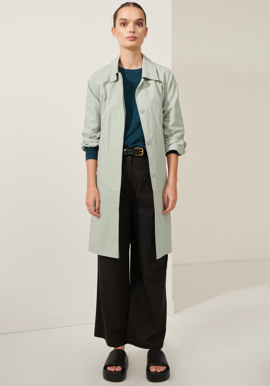 Focus Trench Coat - MIST coat POL