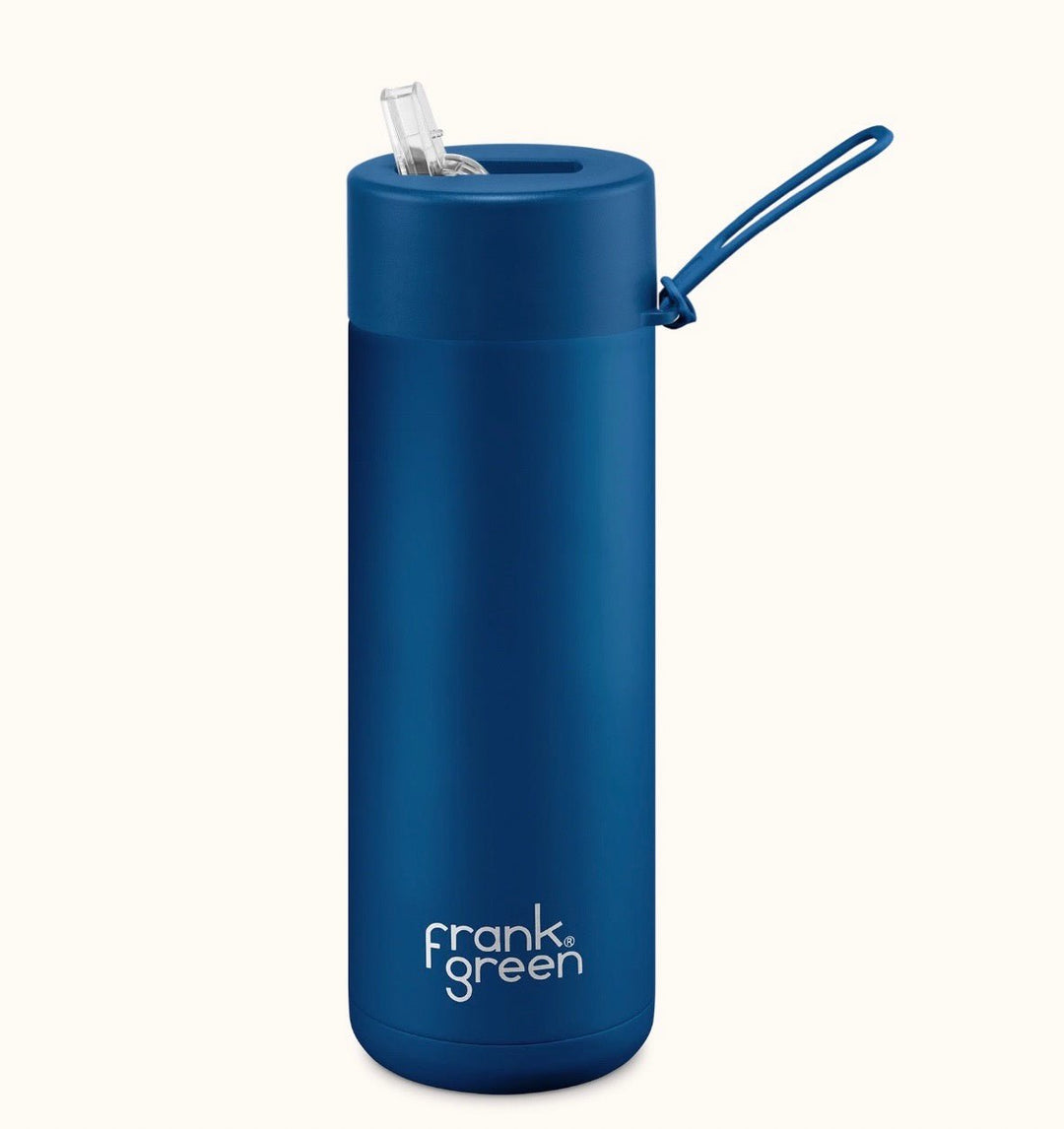 Frank Green Ceramic Reusable Bottle 20oz/595ml - DEEP OCEAN Drink Bottles Frank Green