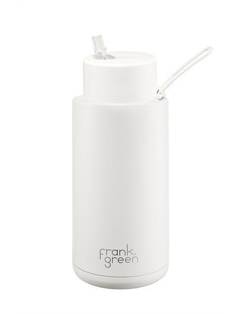 Frank Green Ceramic Reusable Bottle 34oz/1litre - CLOUD Drink Bottles Frank Green